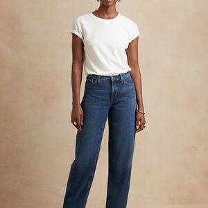 Banana Republic High-Rise Barrel Leg Jean Size 28/6
